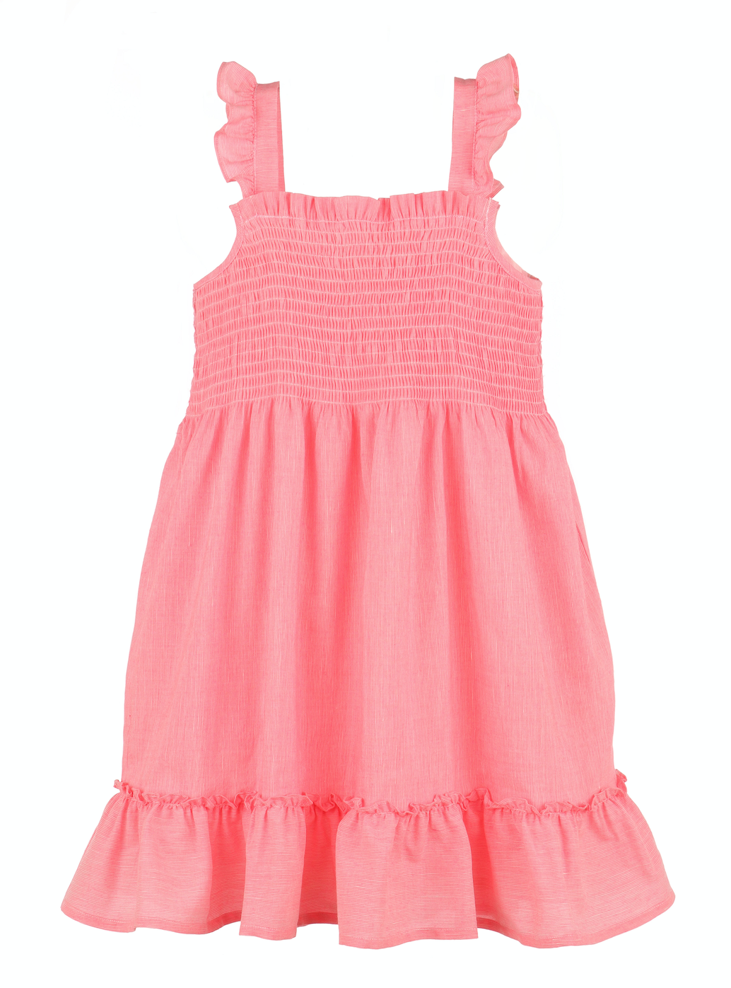 Kiara Pink Ruffle Dress