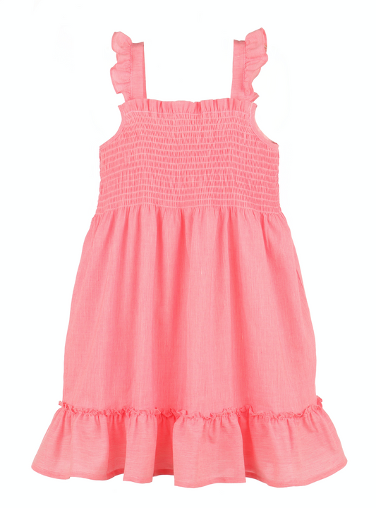 Kiara Pink Ruffle Dress