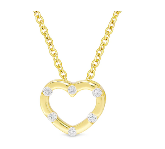 Inlay Heart Necklace