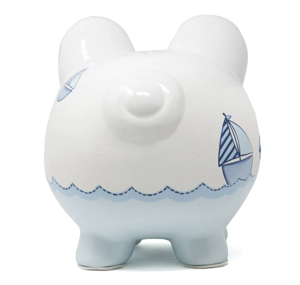 Triple Sailboat Piggy Bank