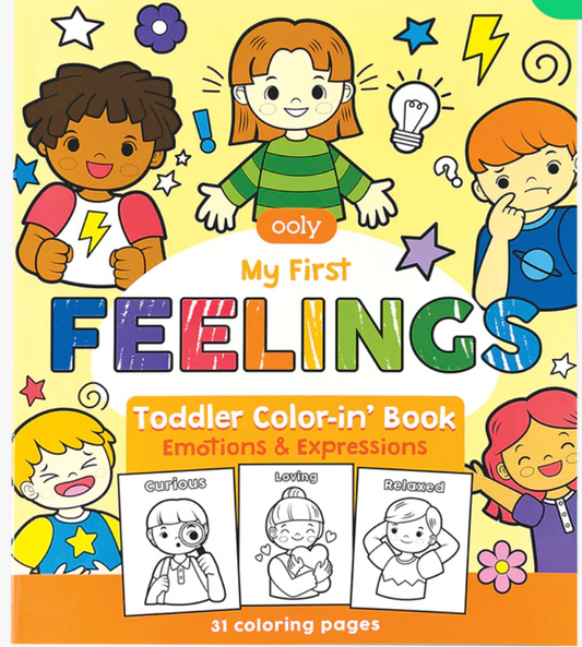 Color-In Book - My First Feelings
