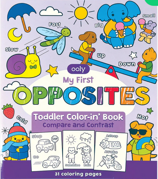 Color-In Book - Opposites