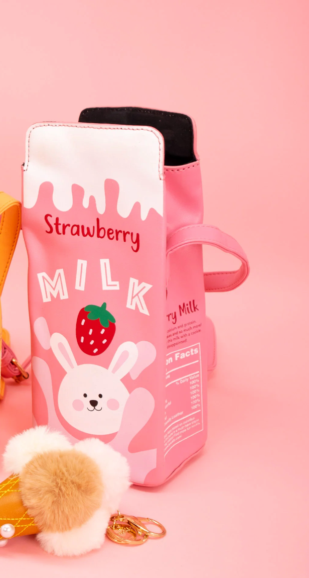 Strawberry Milk Handbag
