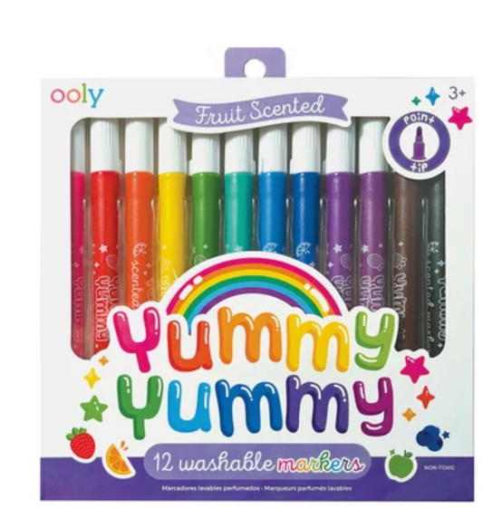 Yummy Yummy Fruit Scented Washable Markers