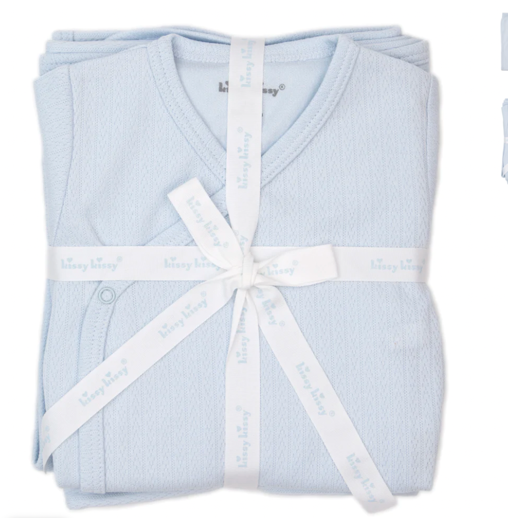 Pointelle Take Me Home Bundle Light Blue