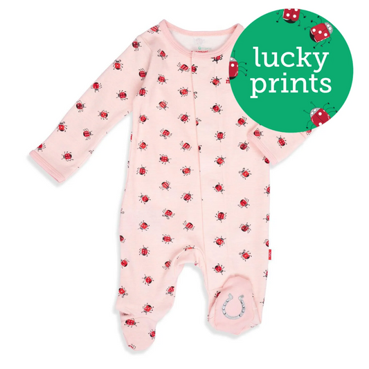 Lucky Charm Organic Cotton Magnetic Footie