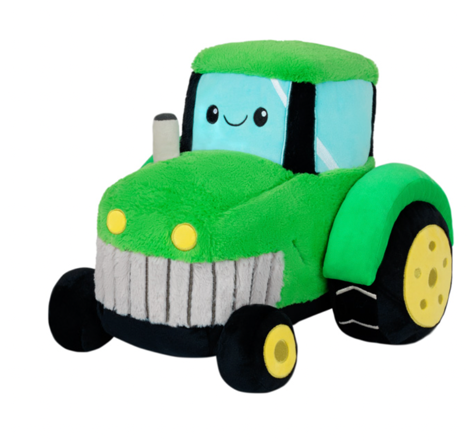 Squishable Go! Green Tractor 12"