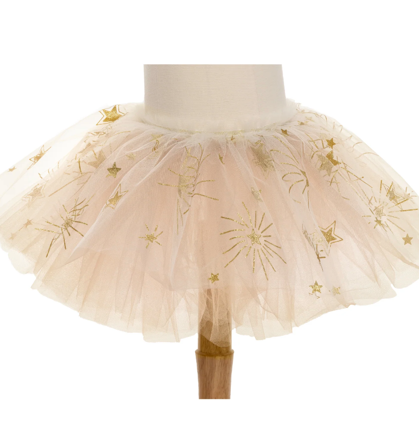 Sparkle Star Tutu White/Gold