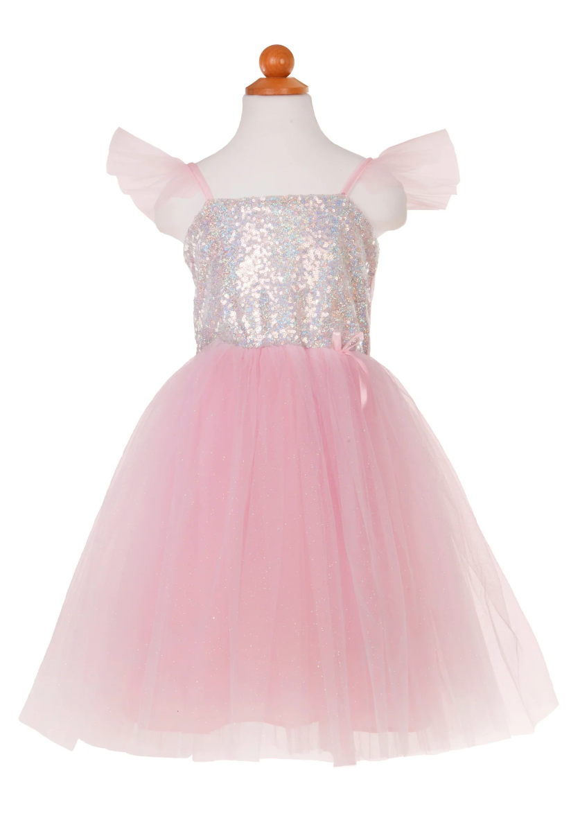 Sequins Pink Princess Dress