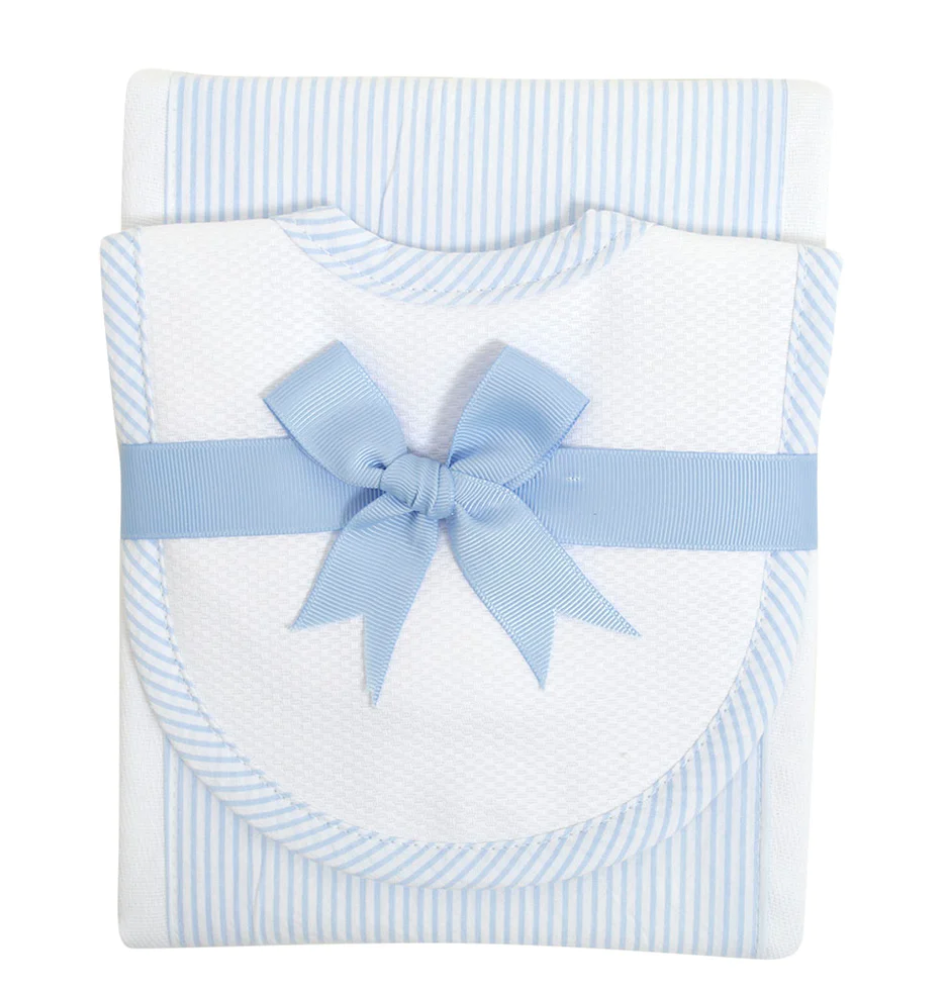 Little Lamb Drooler Bib & Burp Set