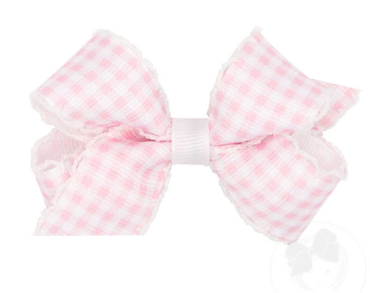 Gingham Bow On Band