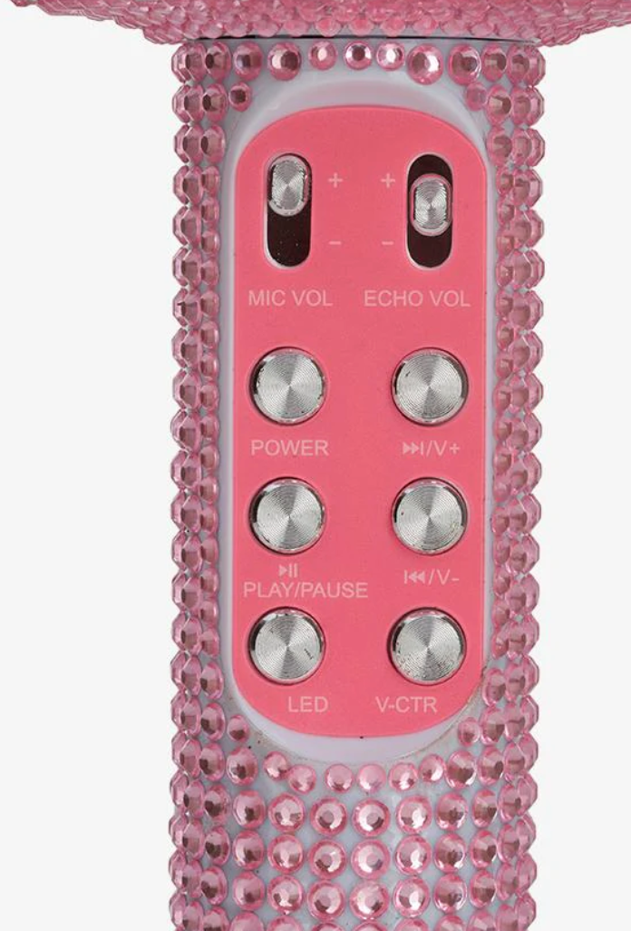 Sing Along Bling Karaoke Mic- Pink