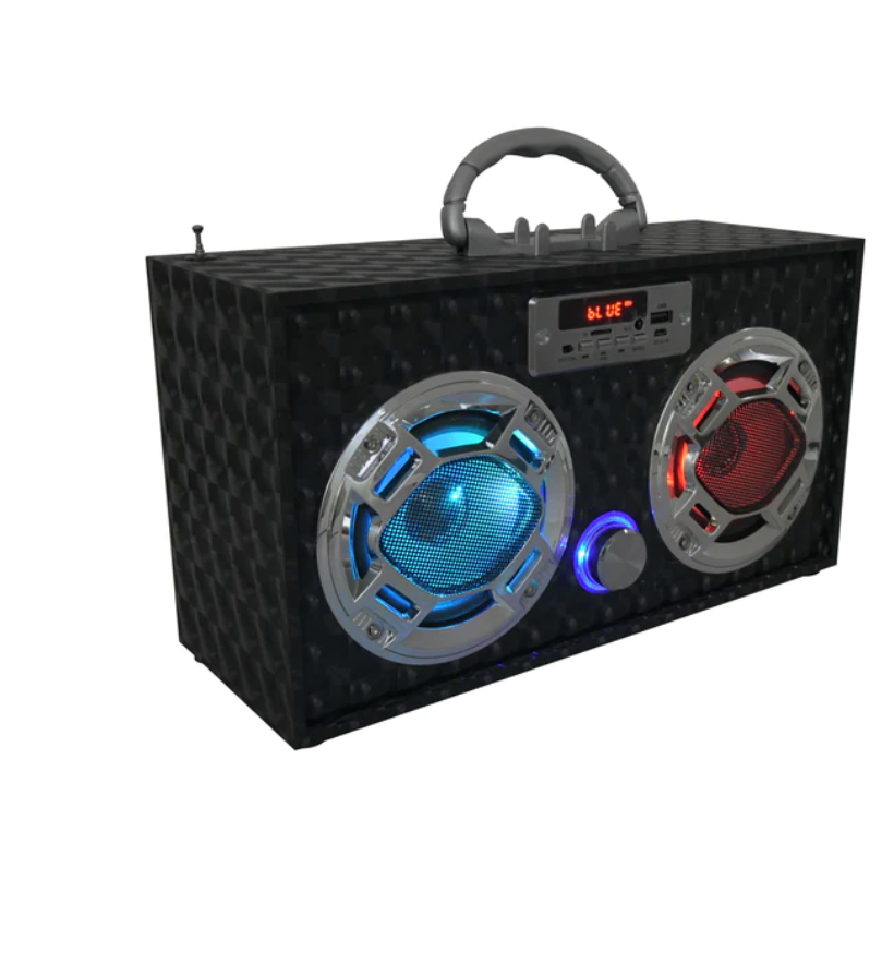 Black Wireless Bluetooth Boombox