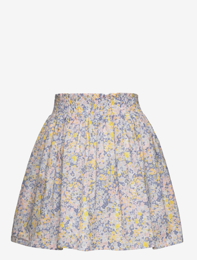 Lotus Floral Cotton Skirt
