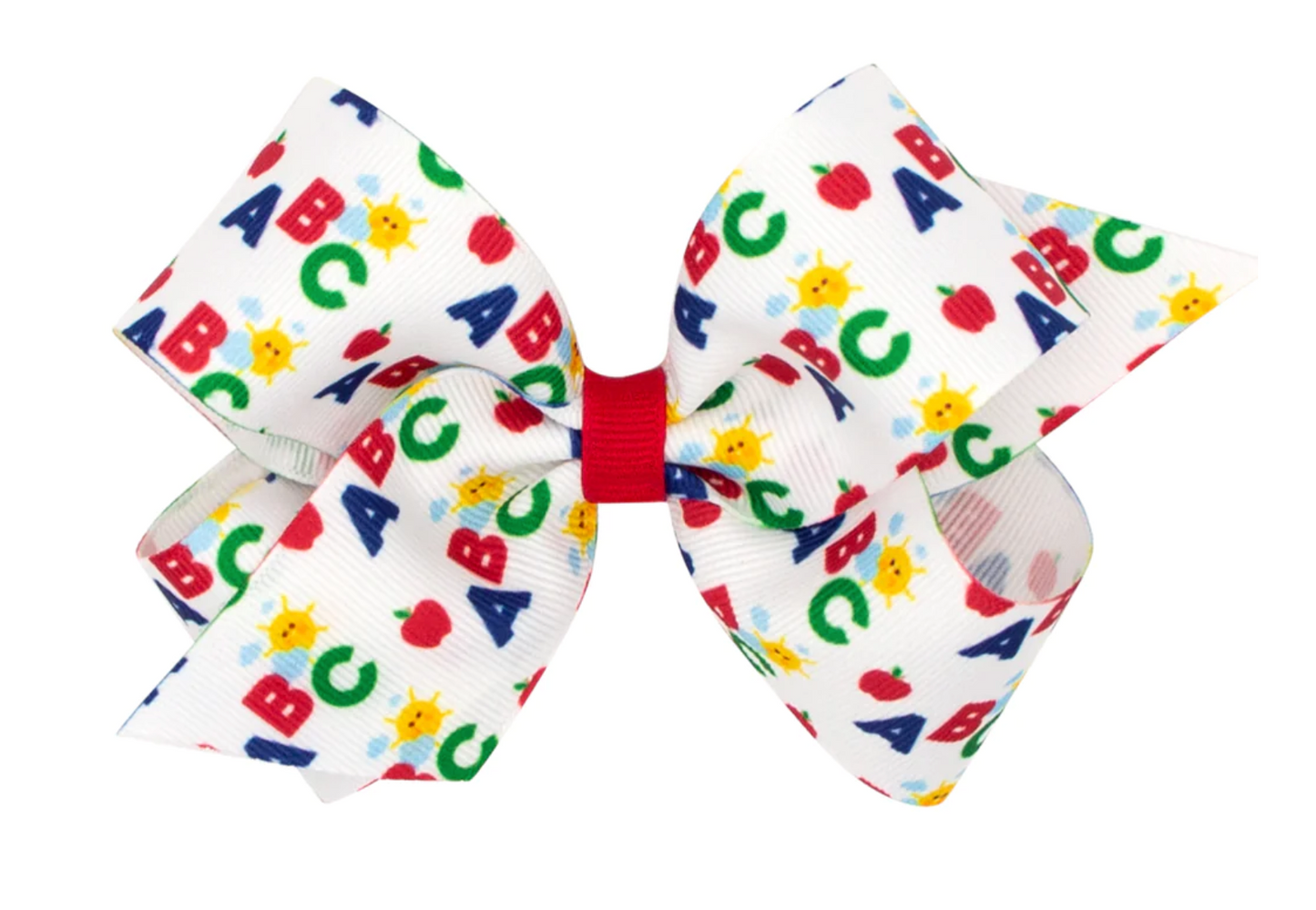 Back To School Print Bows