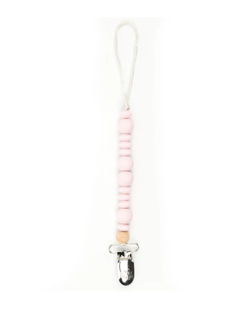 Light Pink Pacifier Clip