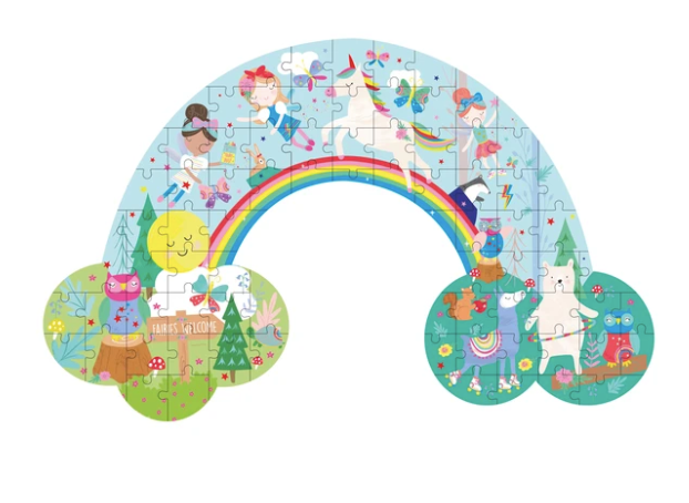 Rainbow Fairy 80-Piece Jigsaw