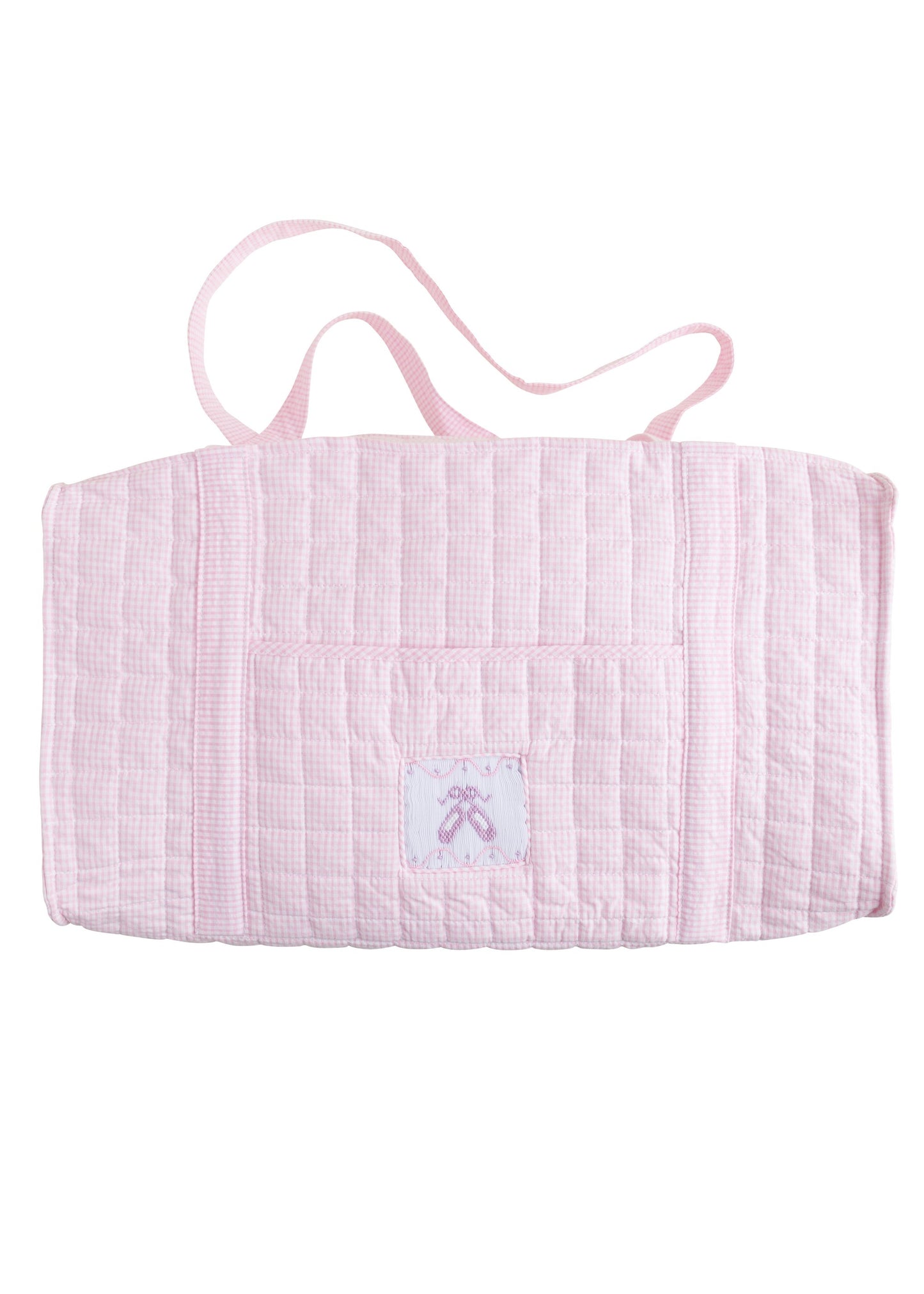 Quilted Luggage Duffle Bag - Ballet Slipper