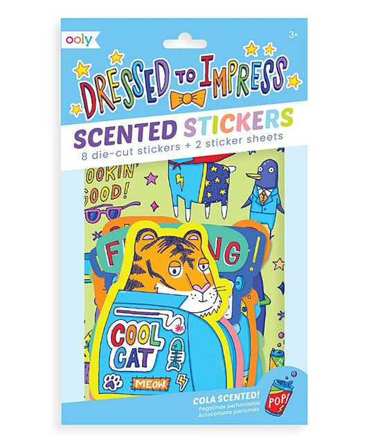 Dressed to Impress Scented Scratch Stickers