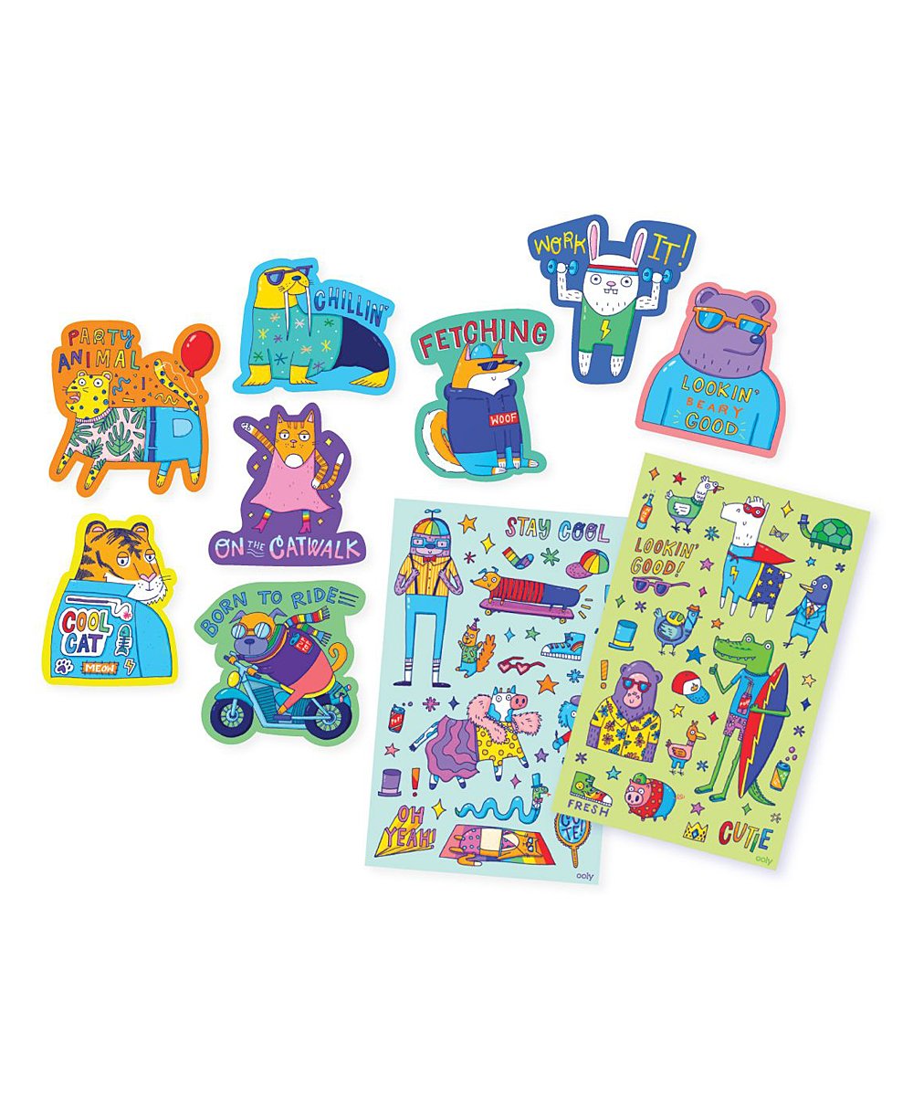Dressed to Impress Scented Scratch Stickers