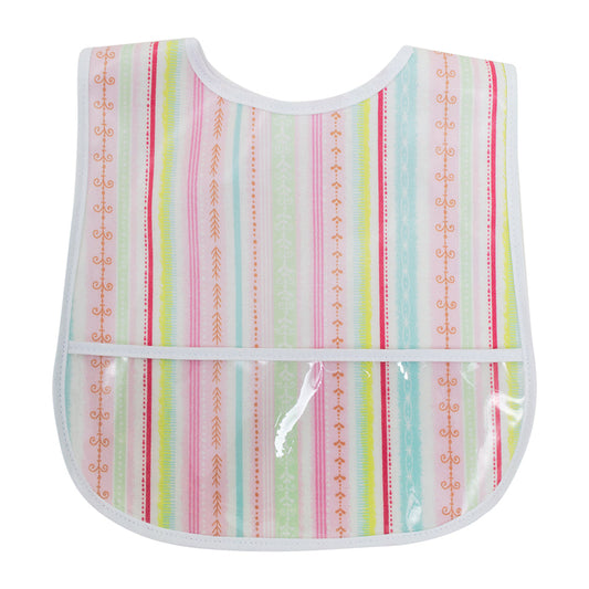 Laminated Bib Fairytale Stripe