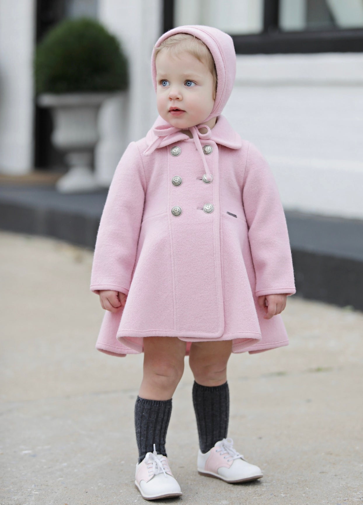 Twirl Southern Weight Coat Pink