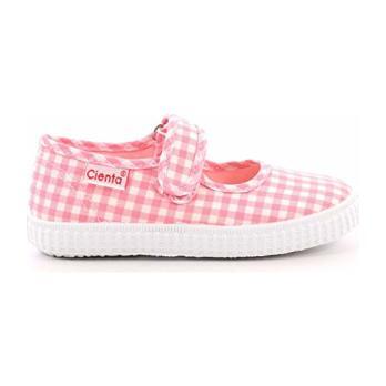 Mary Jane Canvas Pink Gingham (Rosa)